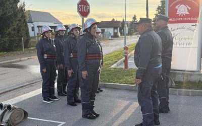 Gasilsko tekmovanje-vaja v Mezgovcih ob Pesnici