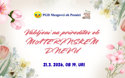 61. materinski dan – vabilo